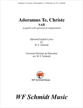 Adoramus Te, Christe SAB choral sheet music cover